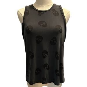 cLEARANCE Evolution And Creation Tank Skulls Liquid knit MD Gothic Witchy Punk